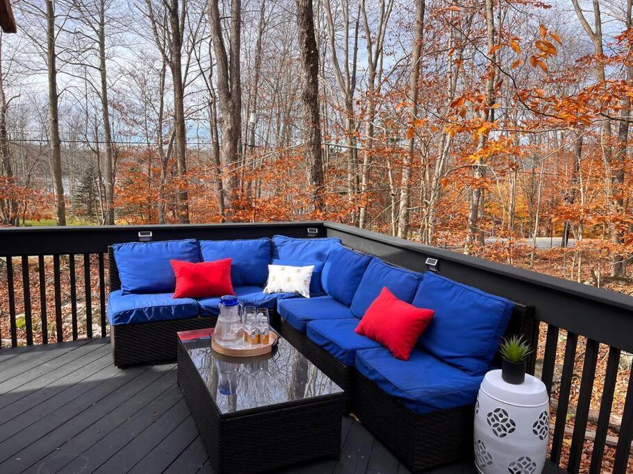 Stylish And Cozy Cabin, Walking Distance To Big Bass Lake Gouldsboro ภายนอก รูปภาพ